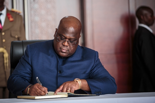 Le président de la République démocratique du Congo, Félix Tshisekedi, le 4 février 2023.