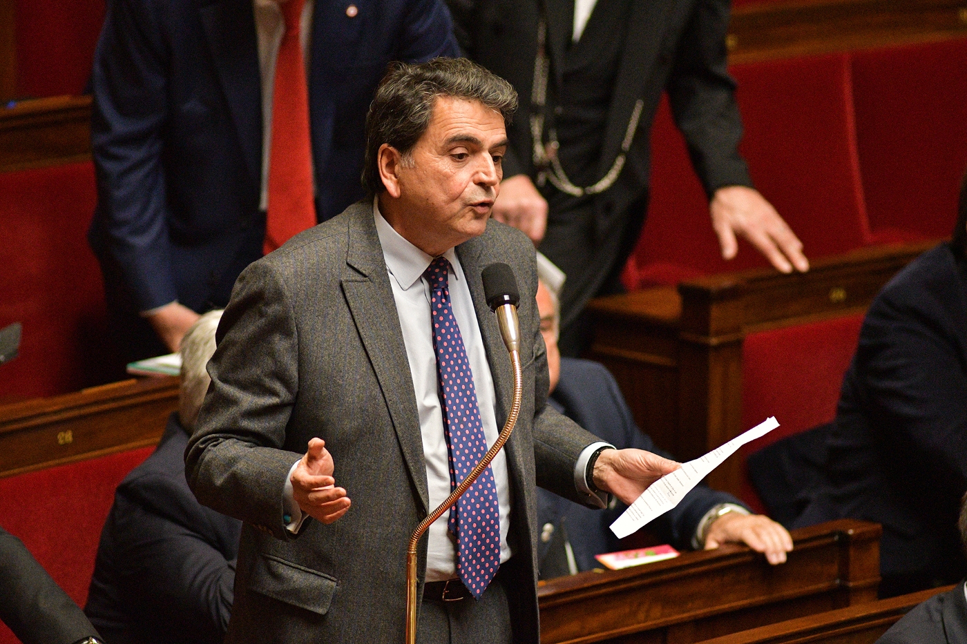 L'ancien secrétaire d'Etat chargé du commerce extérieur et ex-député français Pierre Lellouche.
