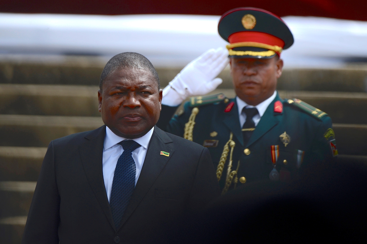 Le président du Mozambique Filipe Nyusi.
