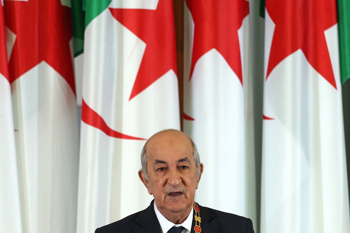 Le président algérien Abdelmadjid Tebboune.