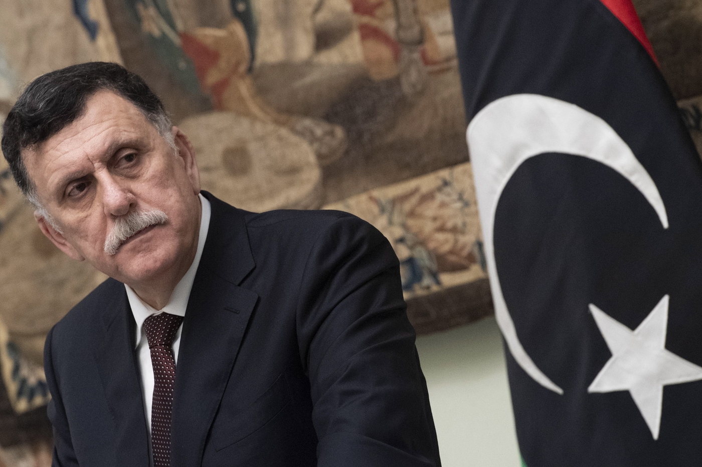 Le premier ministre libyen Fayez Sarraj.
