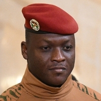 Ibrahim Traoré. &copy; Sergey Bobylev/Host Photo Agency Ria Novosti Handout/EPA/MaxPPP