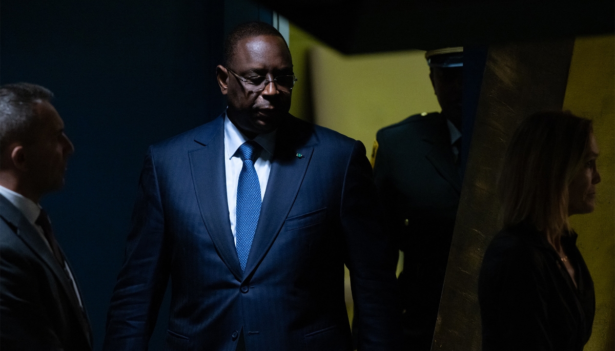 Le président sénégalais Macky Sall au siège de l'ONU, le 19 septembre 2023, à New York. 