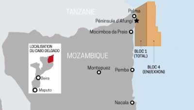 La province de Cabo Delgado, au Mozambique.