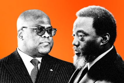 Le président congolais Félix Tshisekedi et son prédécesseur Joseph Kabila.
