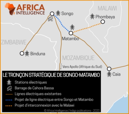 Le tronçon stratégique de Songo-Matambo