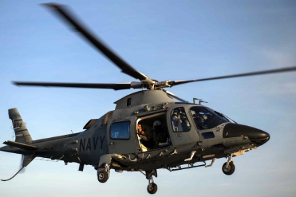 Hélicoptère Agusta AW109, modèle dont la Nimasa et la Nigerian Navy recevront deux exemplaires.