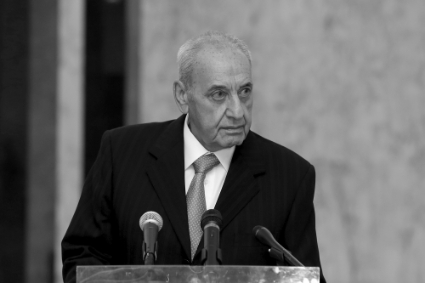 Le président du Parlement libanais Nabih Berri.