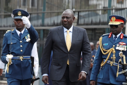 Le président kenyan William Ruto à Nairobi, le 29 septembre 2022.