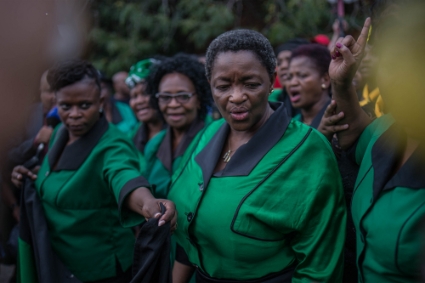Bathabile Dlamini, présidente de l'ANC Women's League.