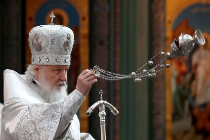 Le patriarche de Moscou et de toutes les Russies Cyrille.