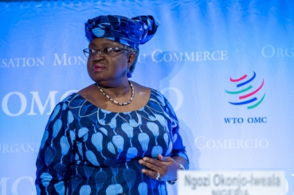 La future directrice générale de l'OMC Ngozi Okonjo Iweala.