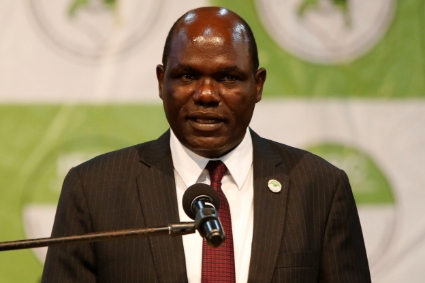 Le président de la commission électorale Wafula Chebukati.