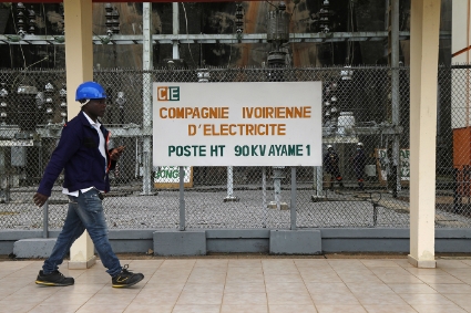 Le barrage hydro-électrique Ayamé 1, opéré par la Compagnie ivoirienne d'électricité.