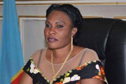 La vice-gouverneure du Lualaba Fifi Masuka Saini.