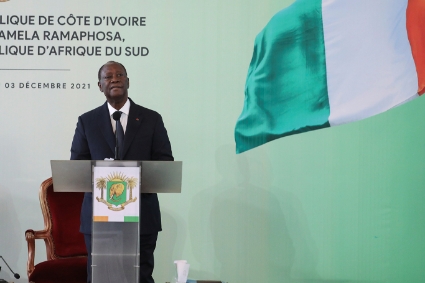 Le chef de l'Etat ivoirien Alassane Ouattara.