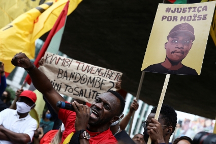 De nombreuses manifestations ont été organisées au Brésil après la mort de Moïse Mugenyi Kabagambe.