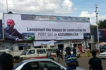 Le projet de port de sec de Kasumbalesa (RDC) a été lancé en 2018.
