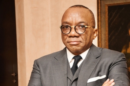 Le président du Groupement inter-patronal du Cameroun Célestin Tawamba.