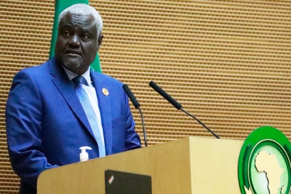Le président de la commission de l'Union africaine Moussa Faki.