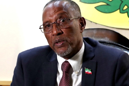 Le président somalilandais Muse Bihi Abdi.