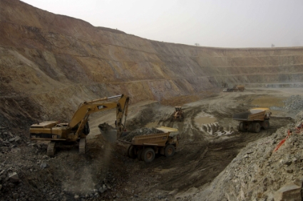 La mine d'or de Taparko-Bouroum dans le nord du Burkina Faso.