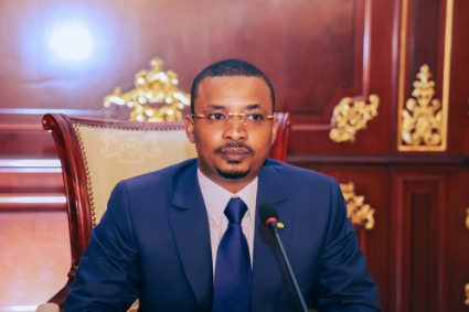 Le président tchadien par intérim Mahamat Idriss Déby, dit "Kaka".