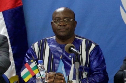 Le maire de Bangui Emile-Gros Raymond Nakombo.