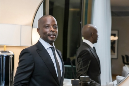 Le Namibien Titus Nakuumba, actif dans le BTP et la promotion immobilière.