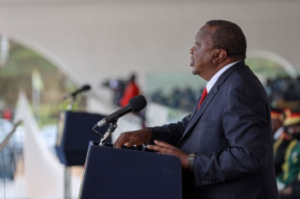 Le président kenyan Uhuru Kenyatta.