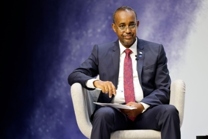 L'ancien premier ministre somalien Mohamed Hussein Roble, à Londres, le 29 juillet 2021.