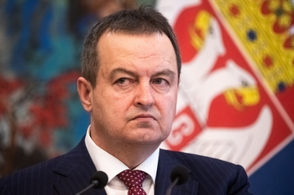 Ivica Dacic, ministre serbe des affaires étrangères, le 26 février 2020.