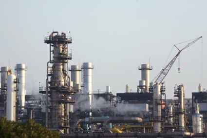 L'usine de liquéfaction d'Arzew, à proximité de laquelle doit être implantée l'usine pétrochimique pour la production de polypropylène.