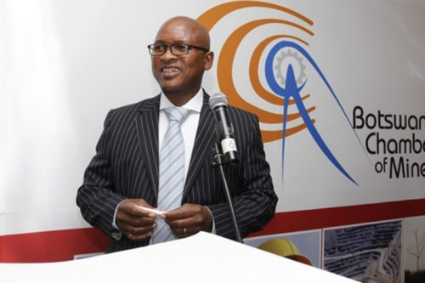 Montwedi Mphati, président de la Botswana Chamber of Mines.