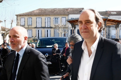 Stéphane Richard, PDG d'Orange et Xavier Niel, PDG Iliad Free.