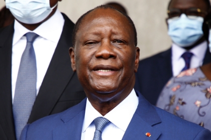 Le président ivoirien Alassane Ouattara, candidat à un troisième mandat.