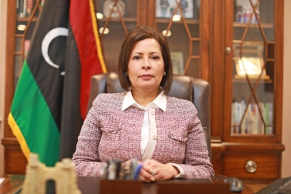 L'ambassadrice de Libye à Washington Wafa Bugaighis.