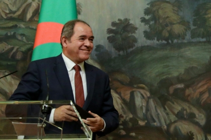 Le ministre des affaires étrangères algérien Sabri Boukadoum.