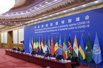 Sommet extraordinaire Chine-Afrique sur le Covid-19, 17 juin 2020.