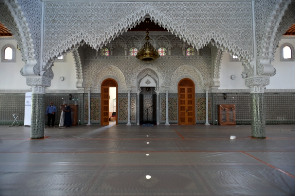Décoration réalisée par Sotcob, Grande mosquée Mohammed-VI à Saint-Etienne.