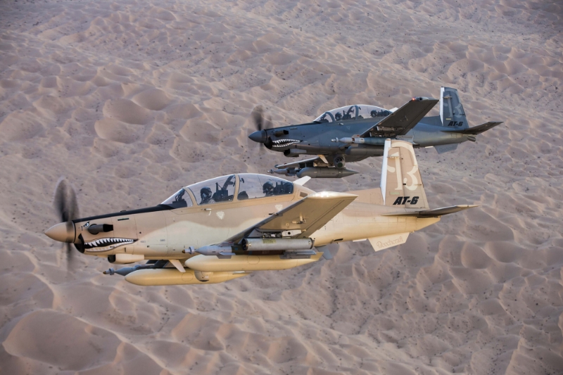 La vente de quatre avions AT-6C Wolverine à la Tunisie a été autorisée par les Etats-Unis.