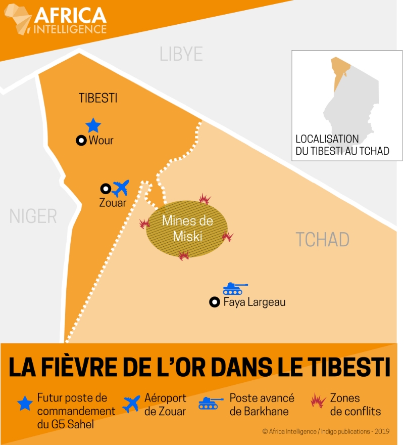 Le Tibesti, au nord du Tchad, est au coeur du conflit entre rebelles et militaires.