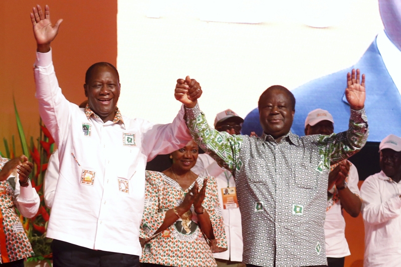Le pacte passé entre Henri Konan Bédié (à droite) et Alassane Ouattara est désormais brisé.
