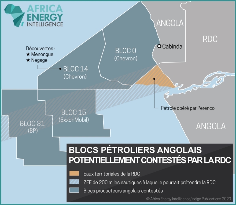 Blocs pétroliers angolais contestés par la RDC