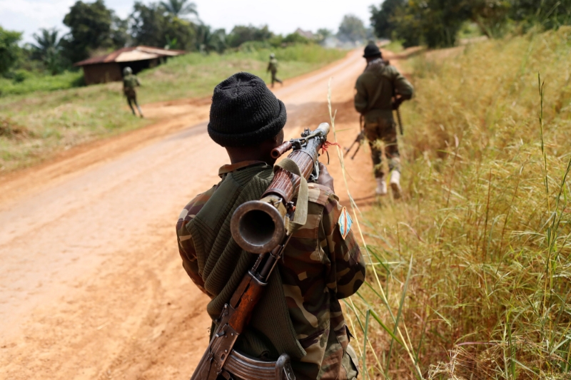 Soldats des Forces armées de la République démocratique du Congo (FARDC).