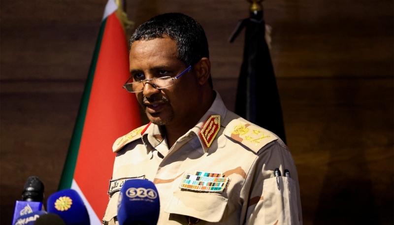 Mohamed Hamdan Dagalo à Khartoum, le 19 février 2023.