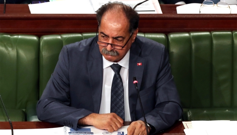 Le ministre tunisien de l'intérieur, Kamel Feki, à Tunis, le 26 juillet 2023.