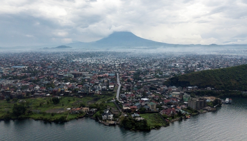 Goma, chef-lieu de la province du Nord-Kivu, en RDC, le 21 octobre 2023.