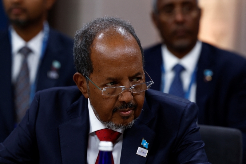 Le président somalien, Hassan Sheikh Mohamoud, à Washington, le 13 décembre 2022. 
