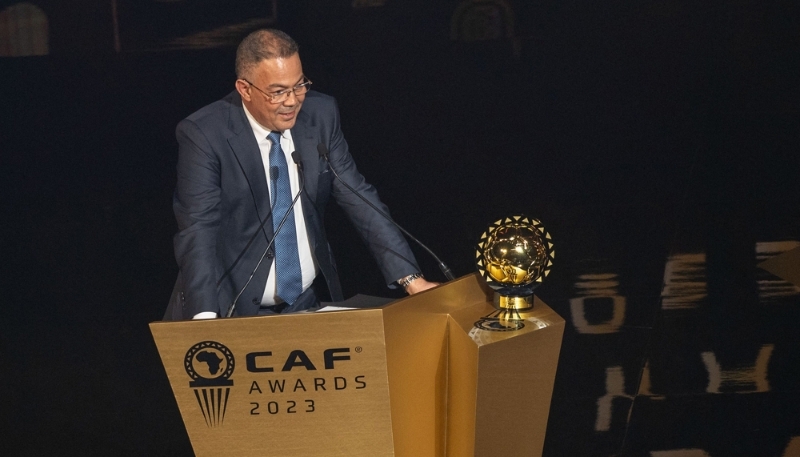 Fouzi Lekjâa, ministre du budget et président de la Fédération marocaine de football, à Marrakech, en décembre 2023. 